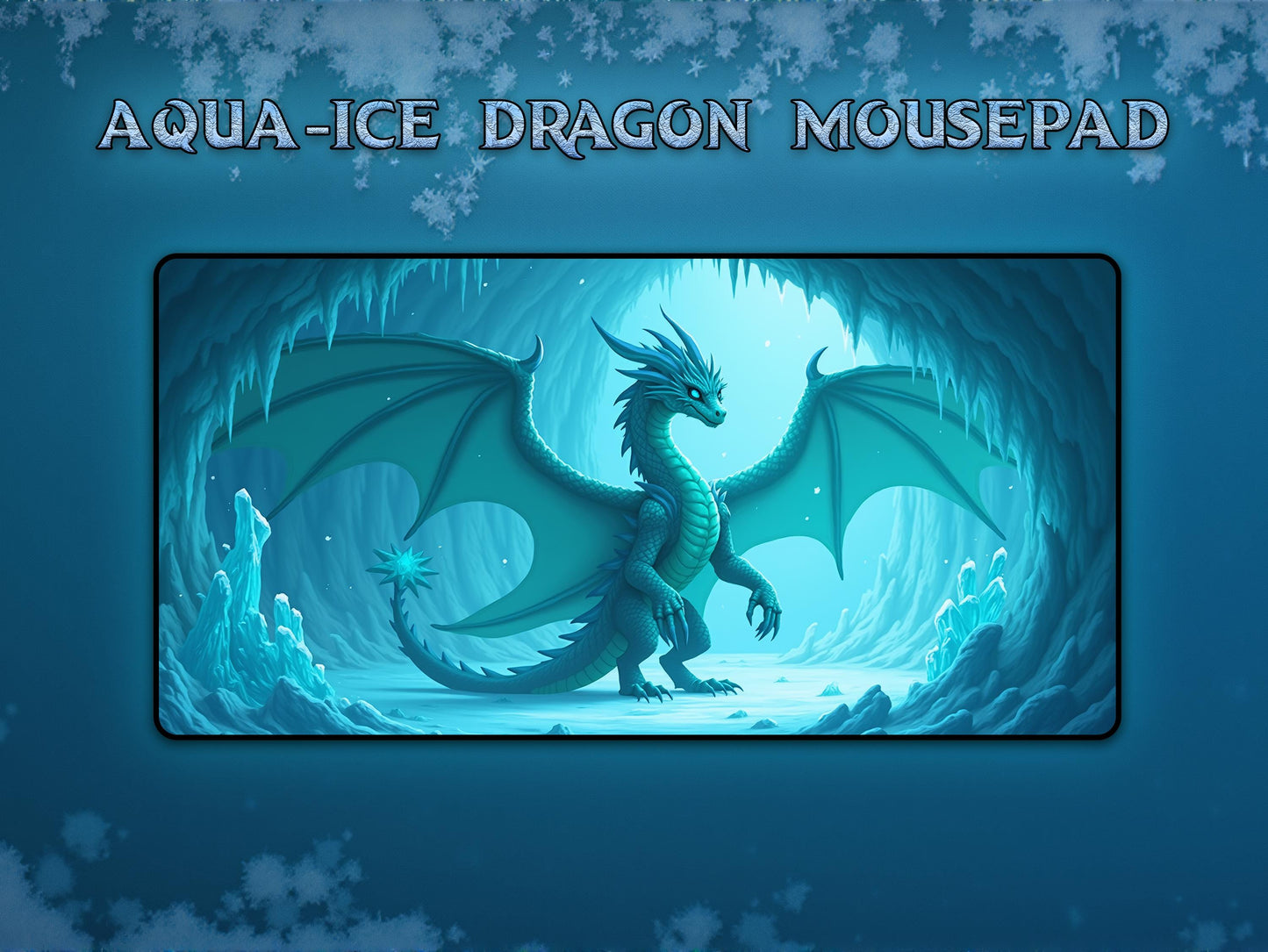 Majestic Ice-aquamarine dragon